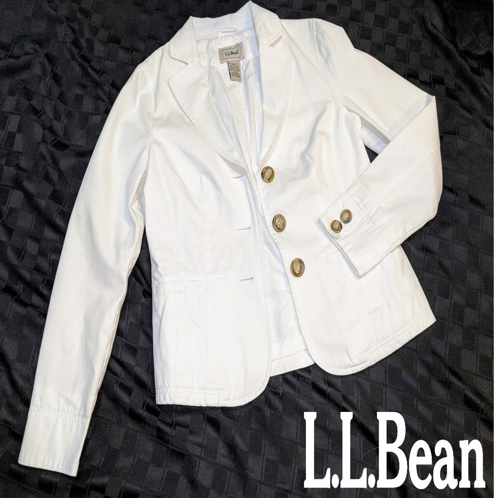 L.L. Bean white sports coat